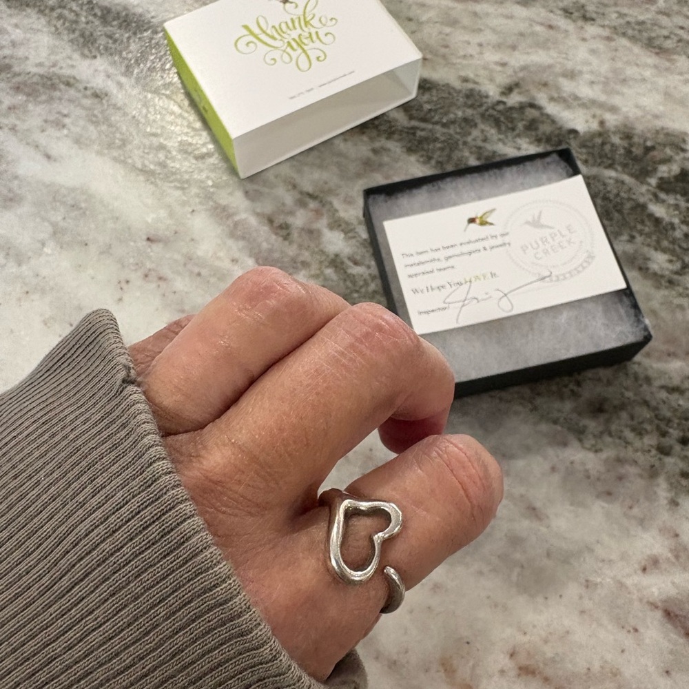 Tiffany & Co. Silver Infinity Ring - Picture 2 of 3